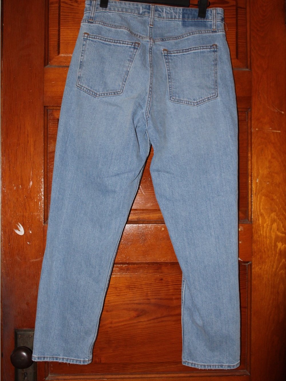 Abercrombie & Fitch Light Blue Distressed Boyfriend Jeans - Picture 2 of 4